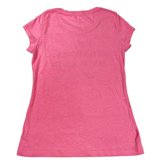 Wound Up Pink Graphic "Im Not Stubborn" Tee Juniors M(7-9) Scoop Neck Short Slee - Picture 2 of 9